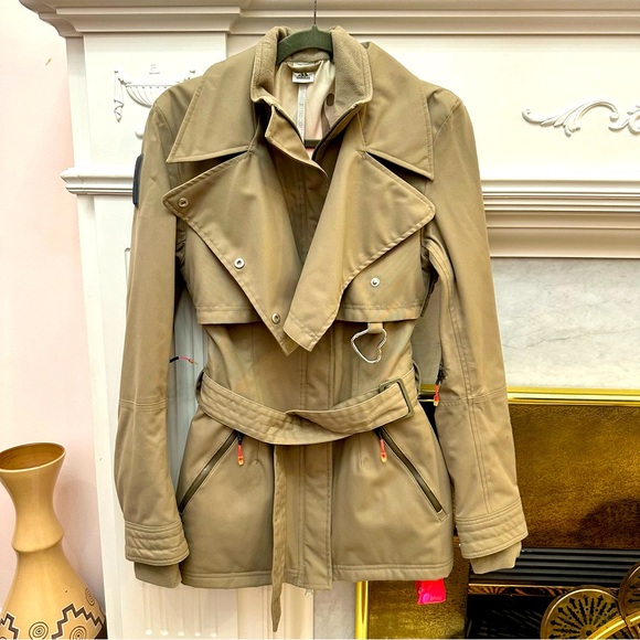 Adidas by Stella McCartney ski jacket, trench style, excellent condition Small - Picture 1 of 16